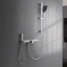 Modern Wall Mounted Bathtub Tap with Hand Spray Gun