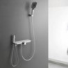 Rainfall Bathtub Shower Mixer Tap Set with Handheld Spray Gun