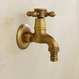 Antique Brass Laundry Tap...