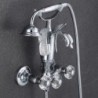 Wall Mounted Brass Telephone Type Shower and Tub Tap Spout