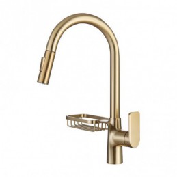 Brass Pull-Out Kitchen Tap...