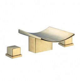 Waterfall Brass Split Basin...