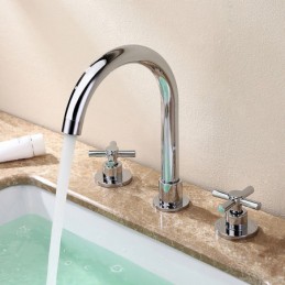 Brass Bathroom Tap Chrome...