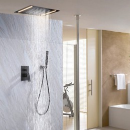 Matte Black LED Shower Tap...