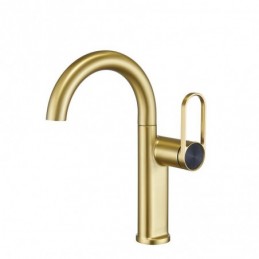 Curved Spout Brushed Gold...