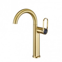 Curved Spout Brushed Gold...