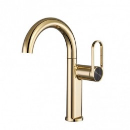Curved Spout Polished Gold...