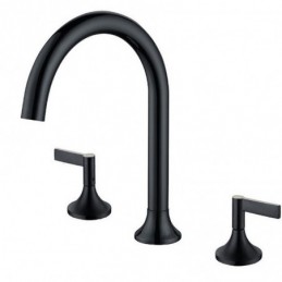 Curved Style Black Solid...
