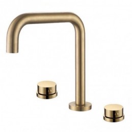 7-Shaped Style Brushed Gold...