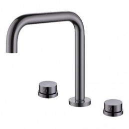 7-Shaped Style Gunmetal...