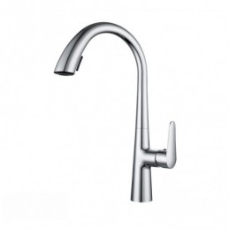 Chrome Pull-Out Kitchen Tap...