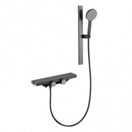 Gunmetal Gray Sliding Bar...
