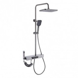 Large Shower with Guardrail...