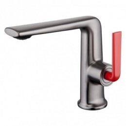 Gunmetal Gray with Red...