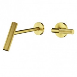 Single-Handle Brushed Gold...