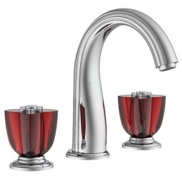 Chrome + Red Crystal Handle...
