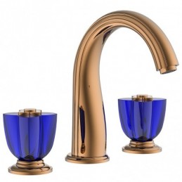 Rose Gold + Blue Crystal...