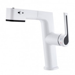 White Solid Brass Pull-Out...
