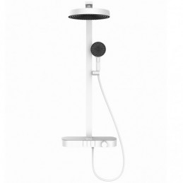 Square Tube White Round...
