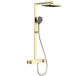 Square Tube Brushed Gold...