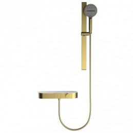 Square Tube Brushed Gold...