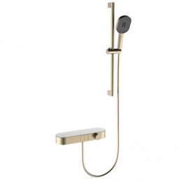 Round Tube Brushed Gold...