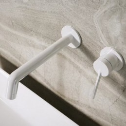 White Bathroom Solid Brass...