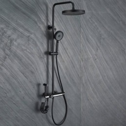 Black + Chrome Bathroom...
