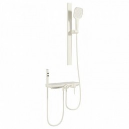 Milky White Brass Shower...
