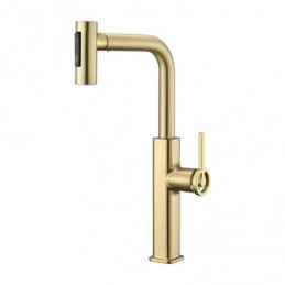 Brushed Gold Single-Handle...